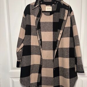 Plaid shacket